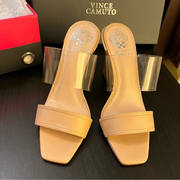 NIB Vince Camuto Felima heels pumps Sz 37.5 - Picture 7 of 8